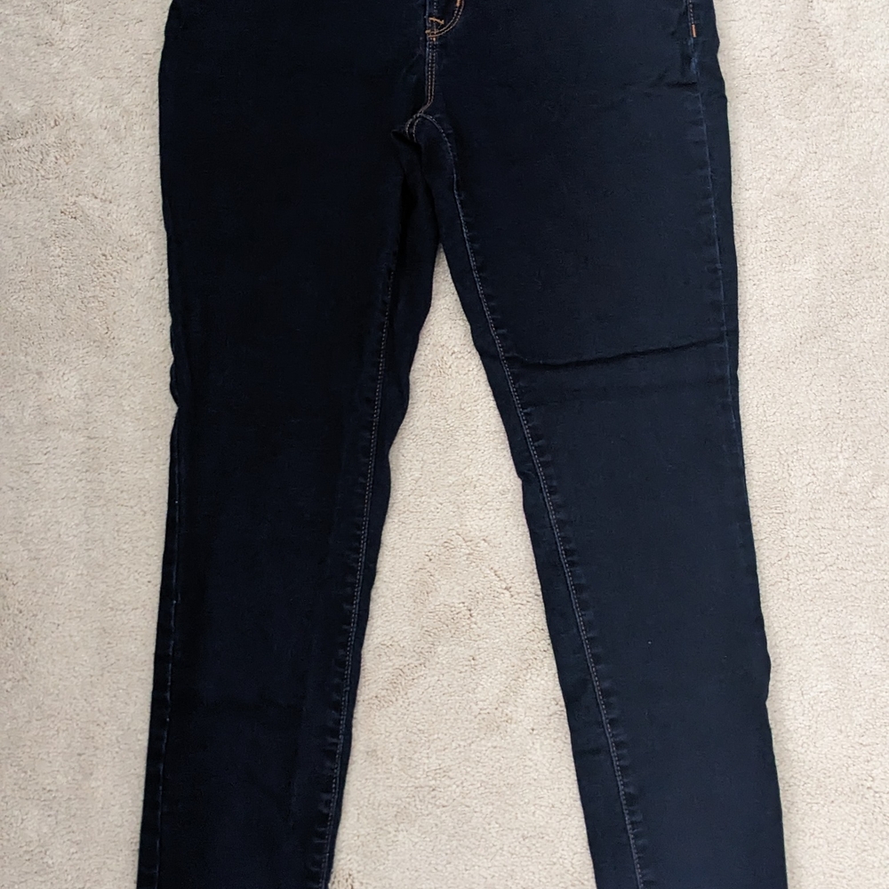 Old Navy Dark Blue Skinny Jeans with Contrast Stitching